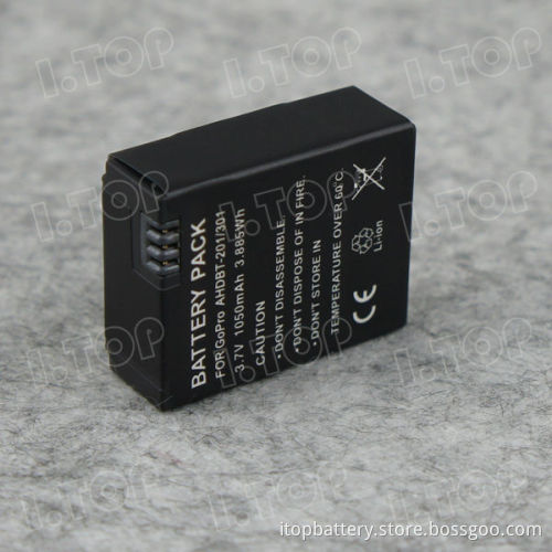 1050mAh Li-ion Camera Battery For Gopro Hero 3 AHDBT-301 AHDBT-201